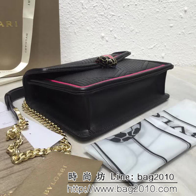 BVLGARI寶格麗 2018專櫃新型蛇頭包 蛇形繡線限定款 Serpenti Forever系列 286628 FYD1067